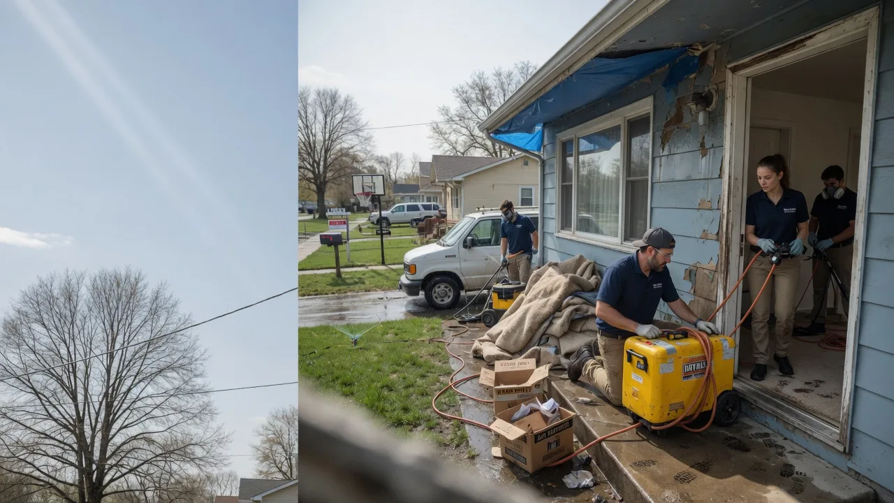 Basement Flood Cleanup in Grinnell, IA near me